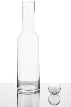 Carafe Zalto No. 67 en cristal soufflé bouche avec bouchon boule, élégante et fonctionnelle pour le vin
